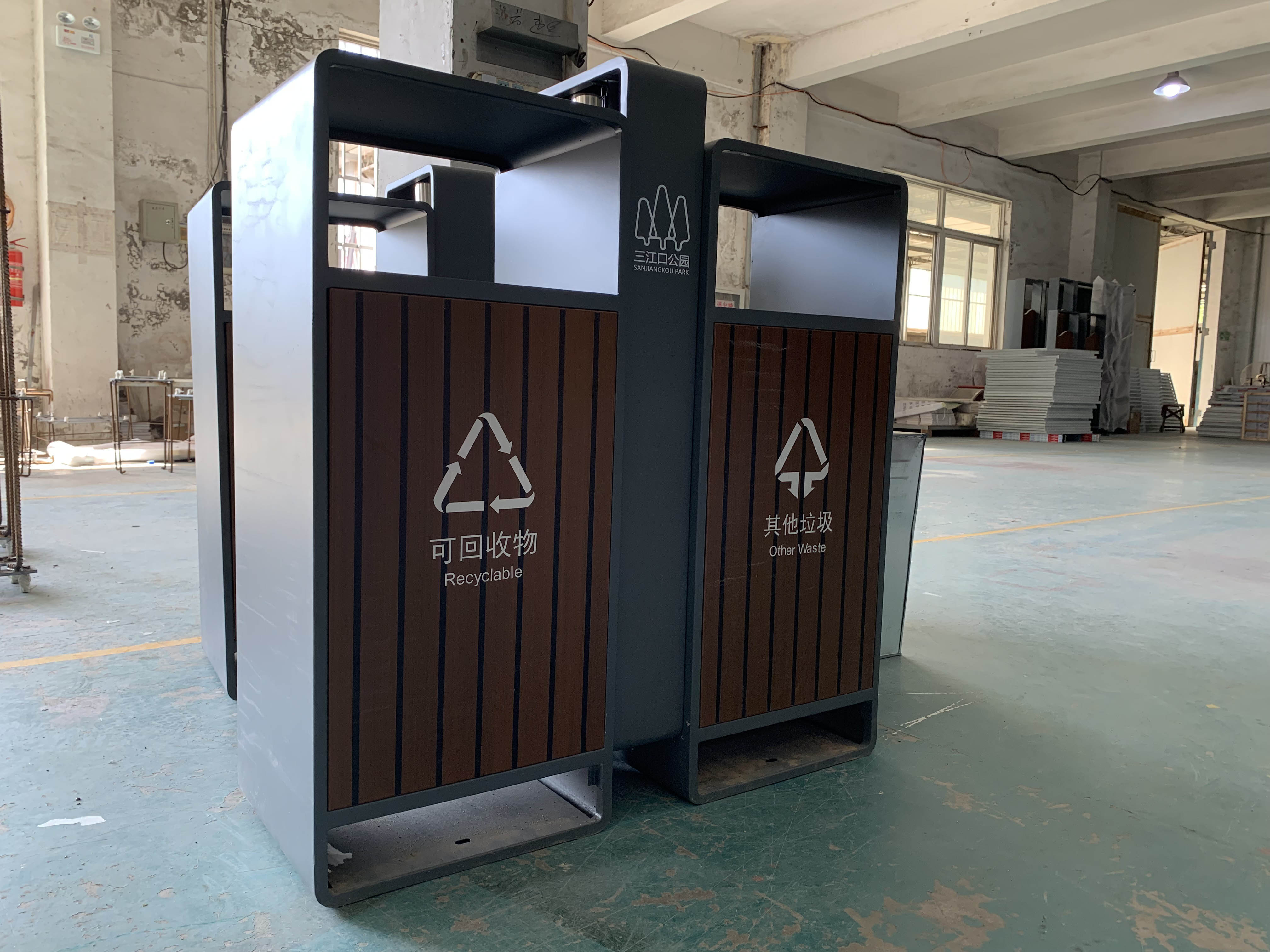 常州三江口公园垃圾桶项目