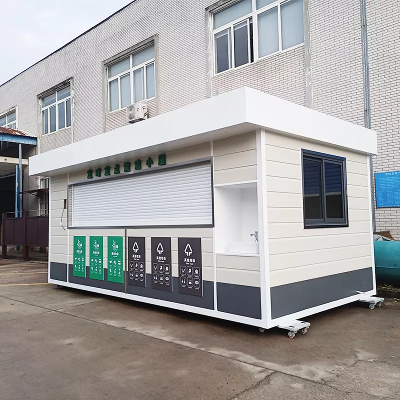 定时定点垃圾分类站专业从事垃圾箱,环卫果皮箱,智能垃圾房,垃圾分类